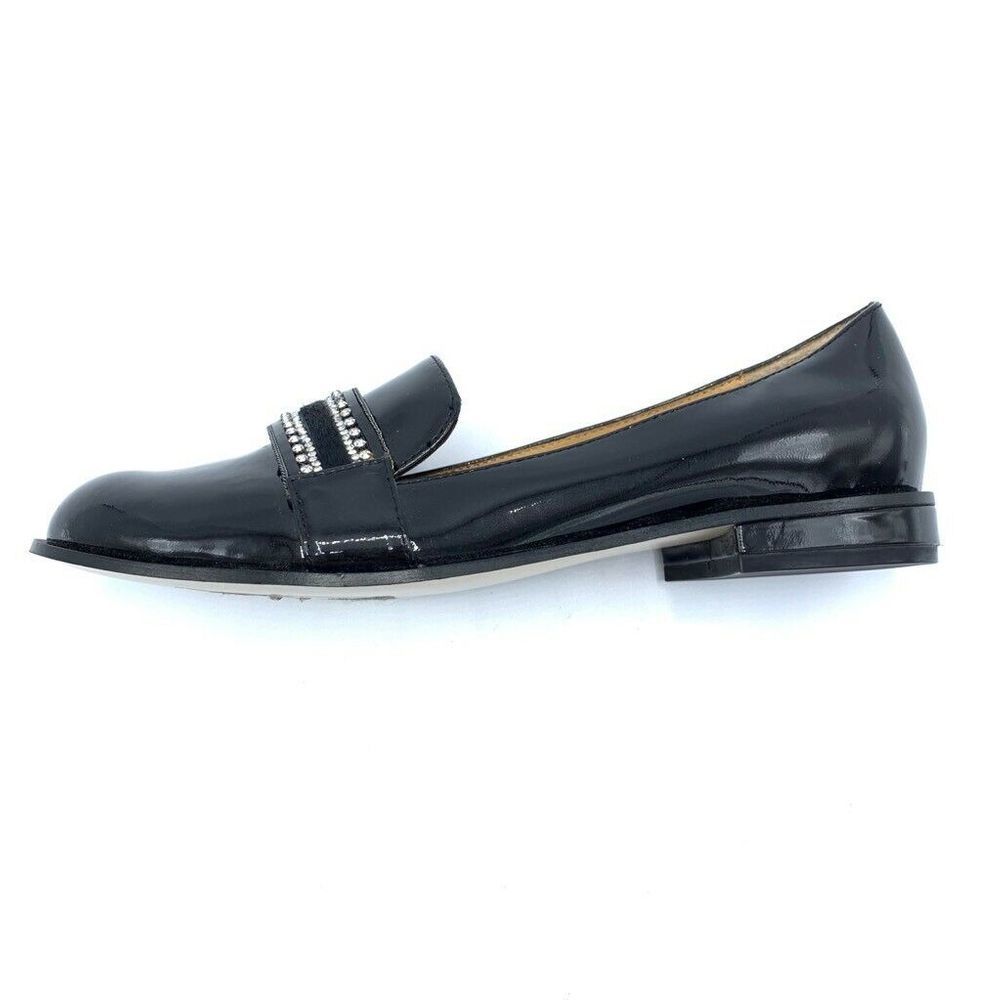 NEW Badgley Mischka Loafer Flat Rhinestone Sz 6.5
